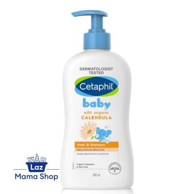 Cetaphil婴儿洗发水和有机金盏花婴儿护肤品（Laz Mama商店）