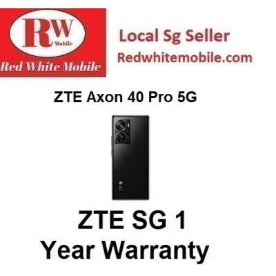 中兴 Axon 40 Pro 5G 12/256GB-中兴 SG 1 年保修